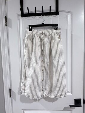 Rachel Zoe linen blend skirt